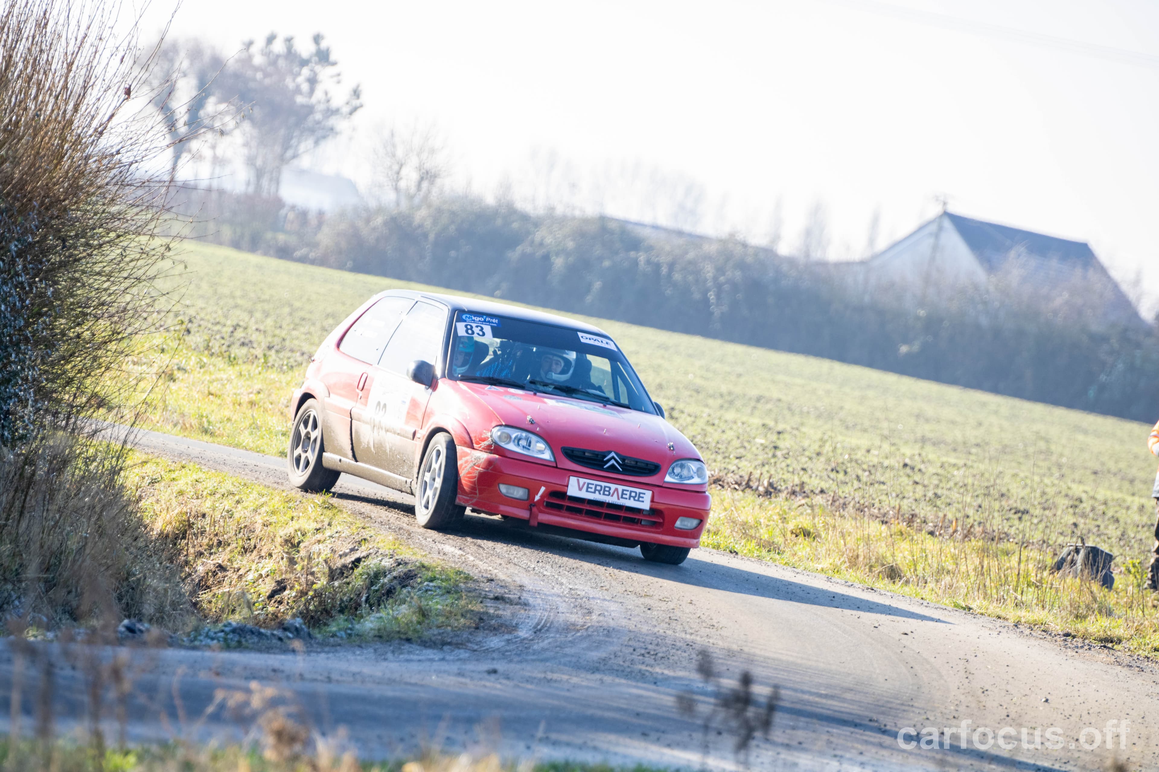 Rolling shot — route de campagne