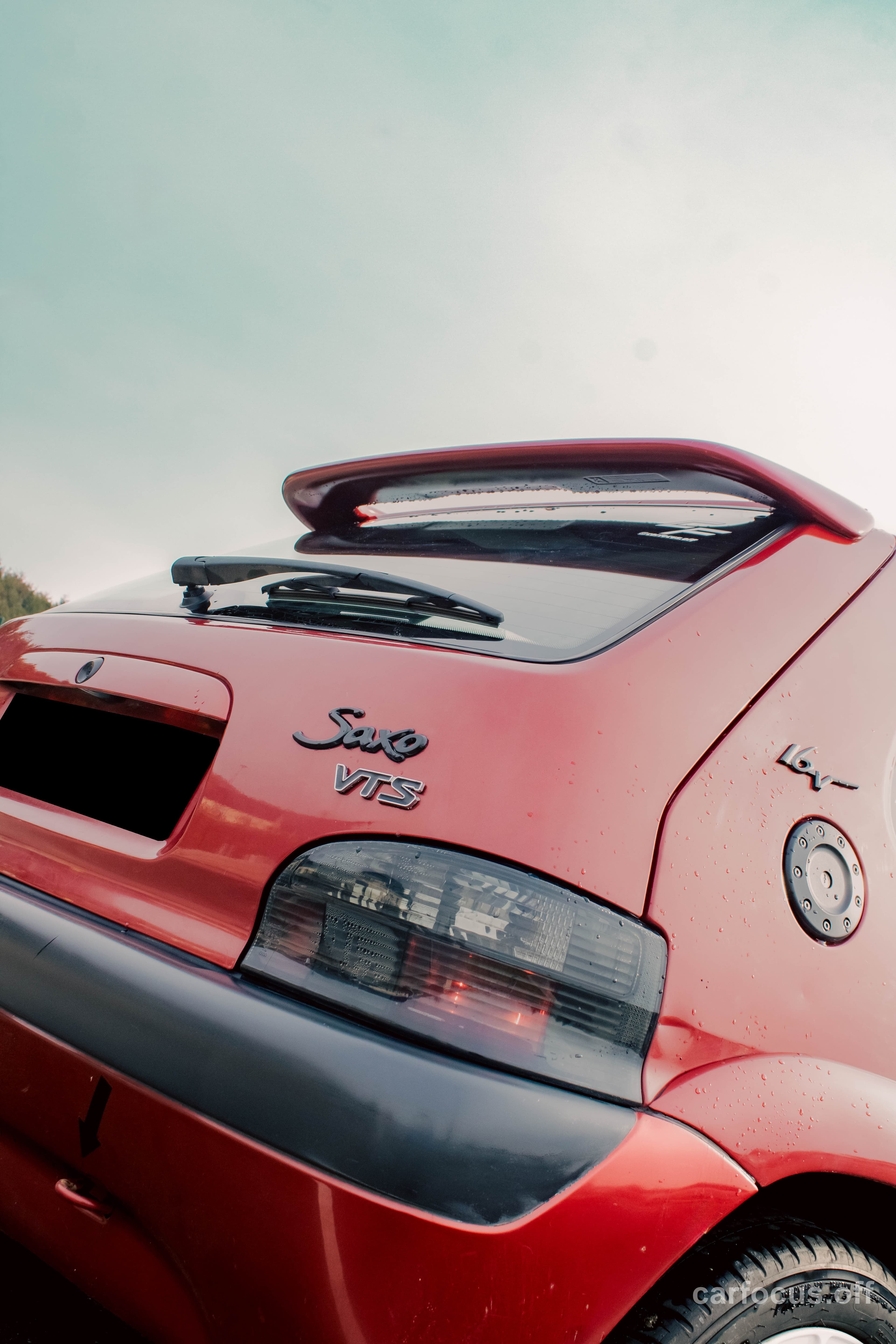 Arrière — logo saxo zoom